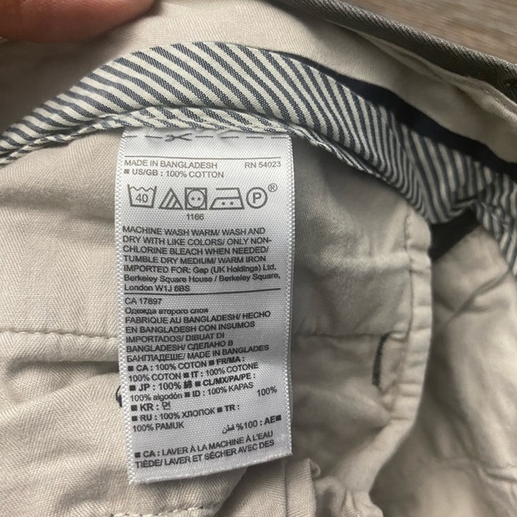 Banana Republic men chino gray pants size 32 - Picture 7 of 10